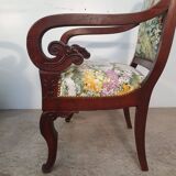 4 armchairs from the Restoration period (19th century)