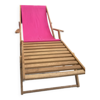 chaise longue teck