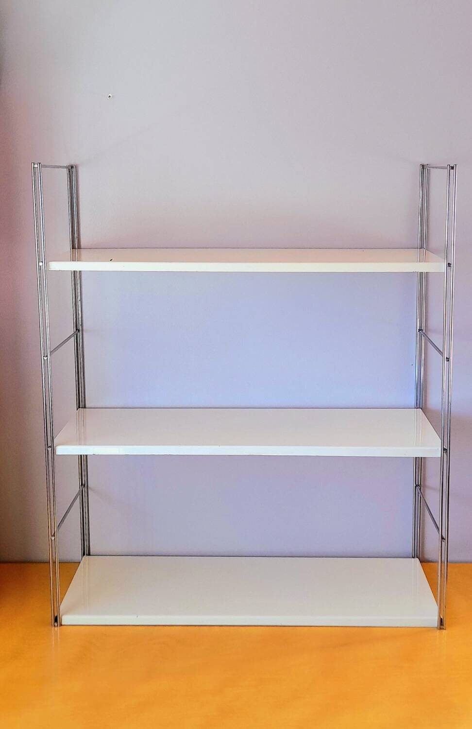 Stringen metal wall shelf, 1960/70.