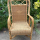 Adult vintage rattan armchair