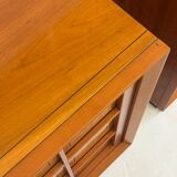Ensemble de meubles italiens brutalistes Caccia alla Volpe pour Linea Arredo