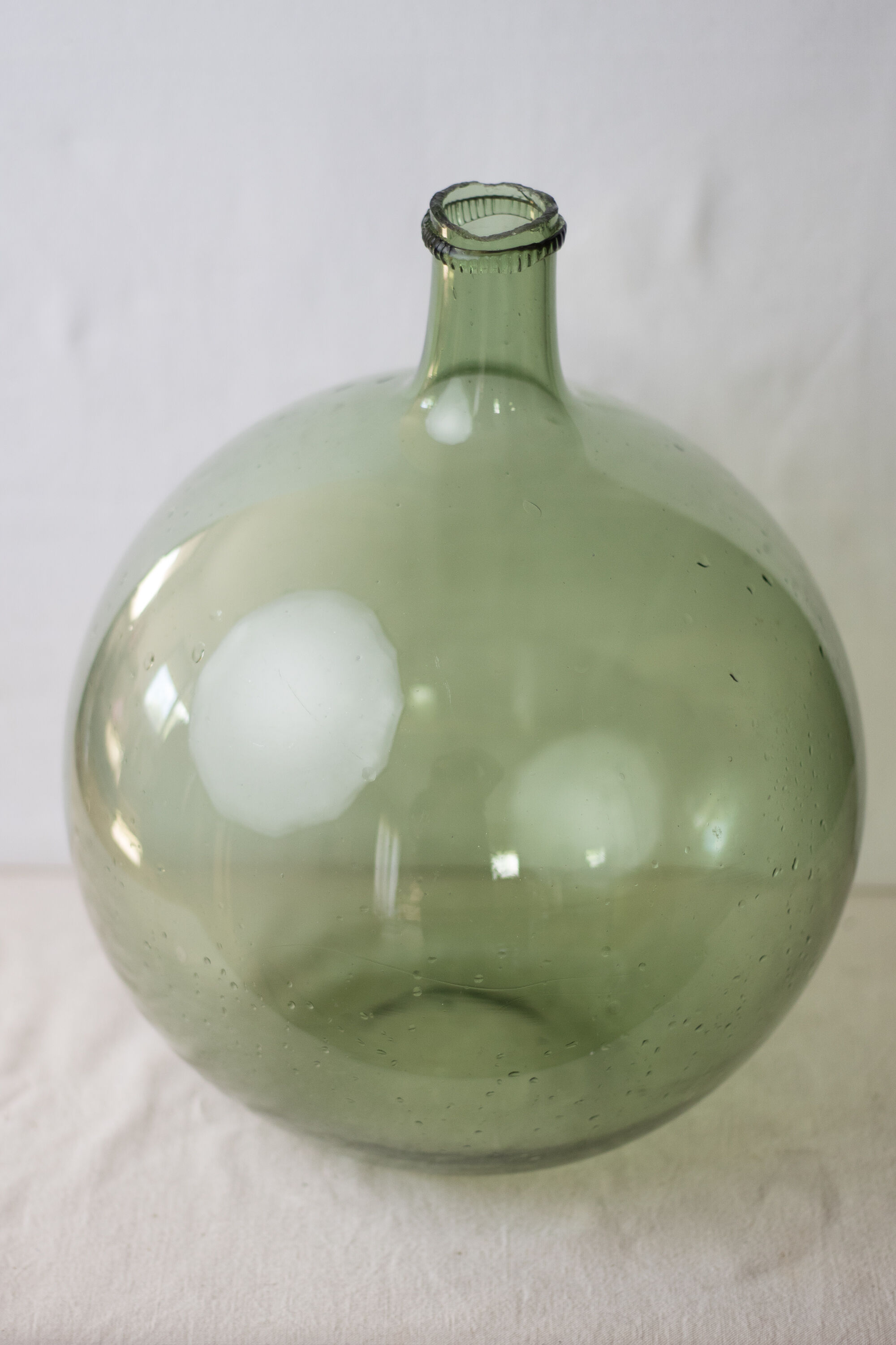 Demijohn old 19th century 10/12 liters