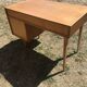 Bureau vintage chêne 1950 rénové