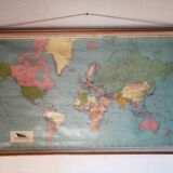Old world map planisphere Royal Interocean Lines