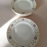 Six Céranord St Amand “Royal” dinner plates