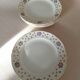Six assiettes plates Céranord St Amand "Royal"