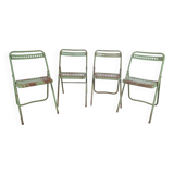 Chaises pliantes en métal plichaise Souvignet