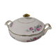 Soupière Sarreguemines Digoin fleurs rose liseré doré