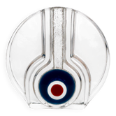 "Bulls-Eye" Soliflore Vase in Crystal - Walther Glas - Vintage 1970