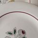 Vintage dessert plates – floral bouquet – French earthenware