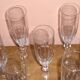 Set de 10 flutes à champagne en cristal