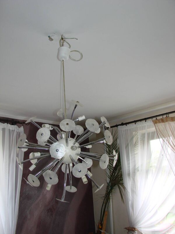 Italian hanging lamp Arditi, Space age 1980s