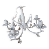 Tassel candle holder chandelier