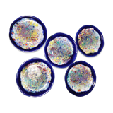 Set of 5 vintage Gaston Gaubier Morvan plates