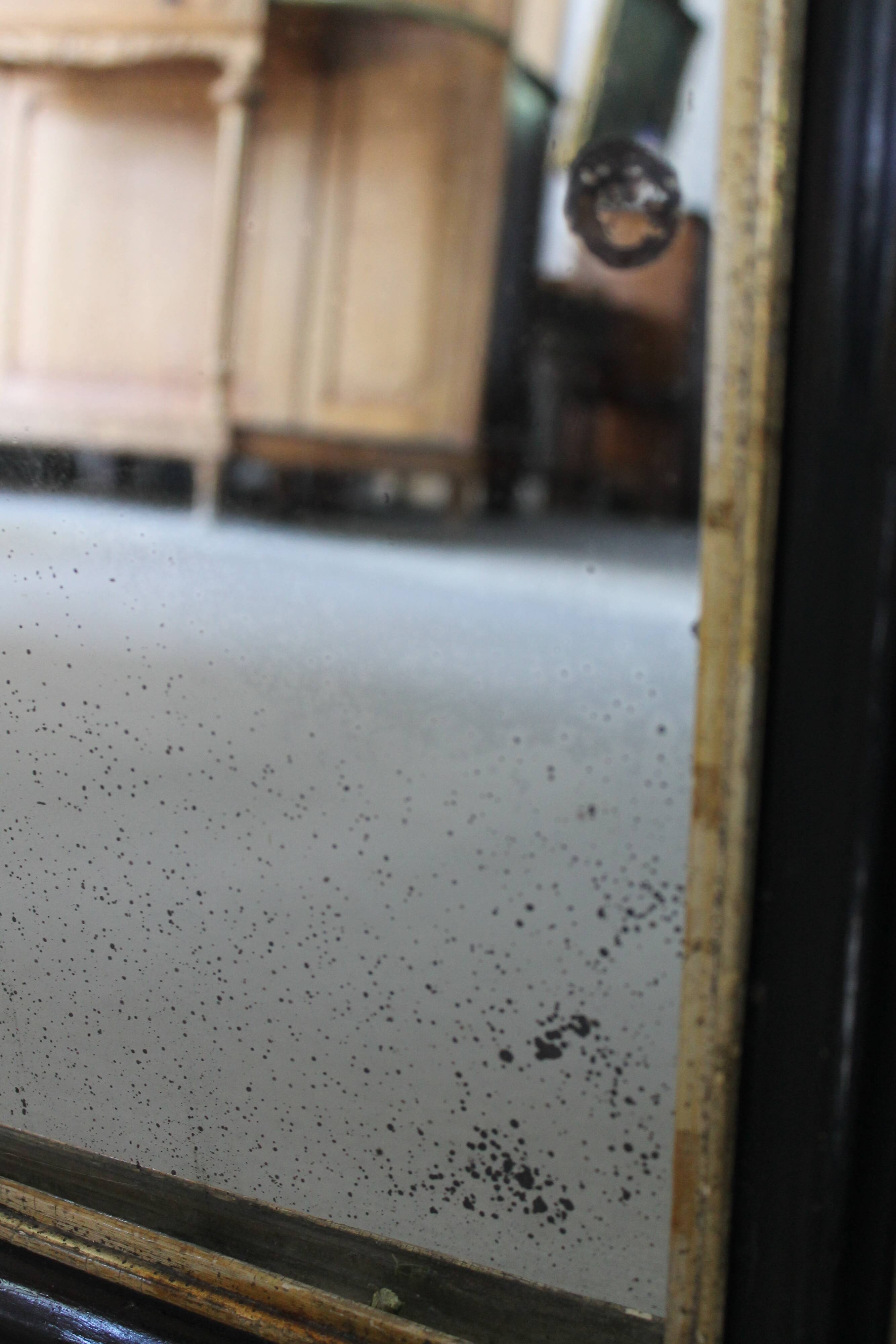 Napoleon III-era mercury mirror (circa 1860)