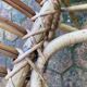 Set of 10 vintage rattan chairs