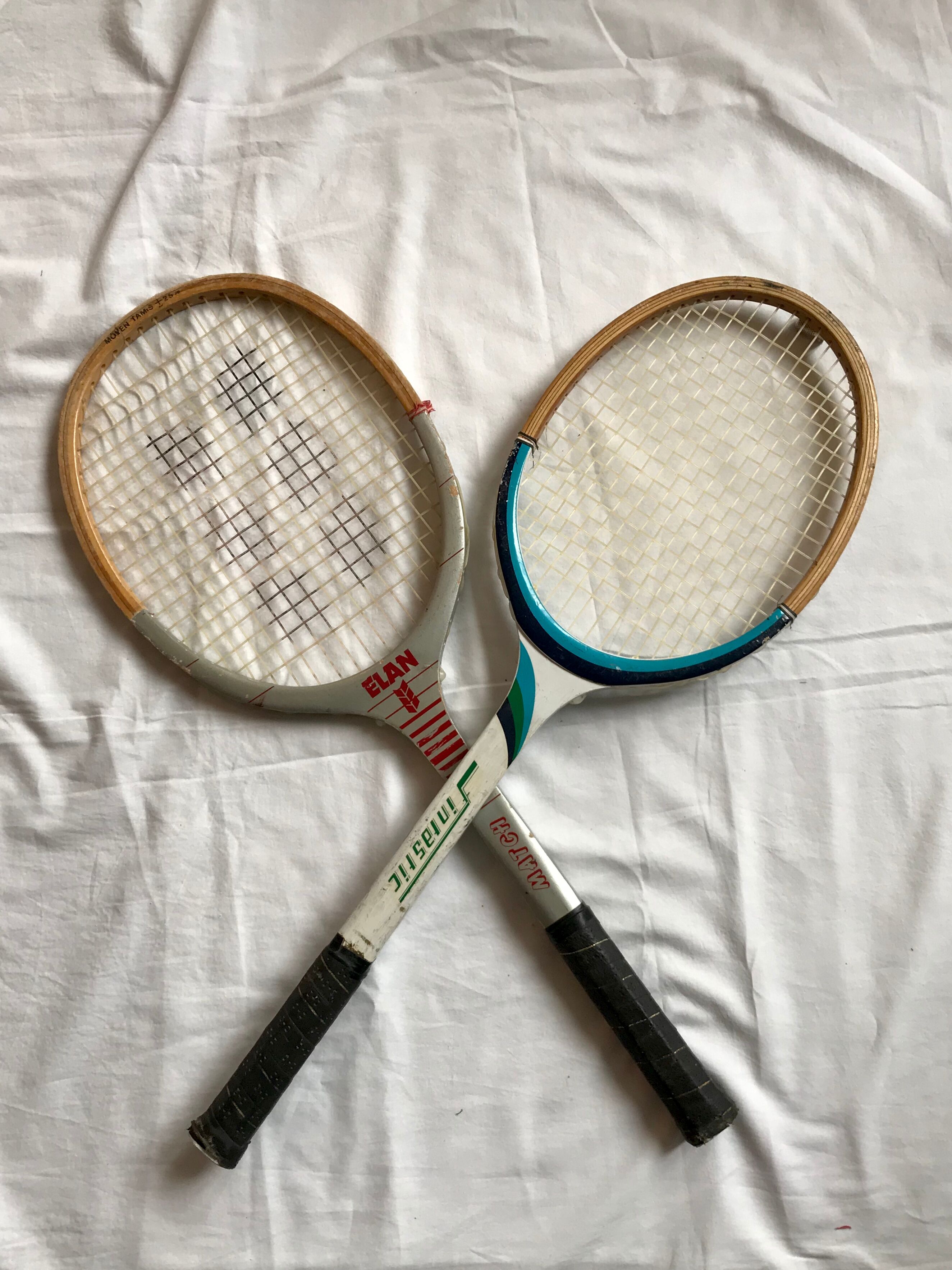 Tennis rackets 50-60s