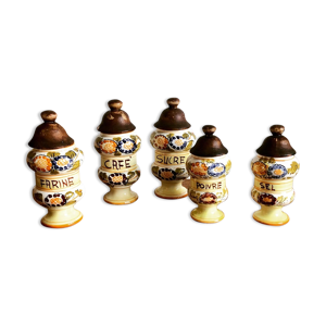lot de 5 pots à épices
