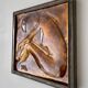Vintage Ceramic Relief Tile Framed Female Figure