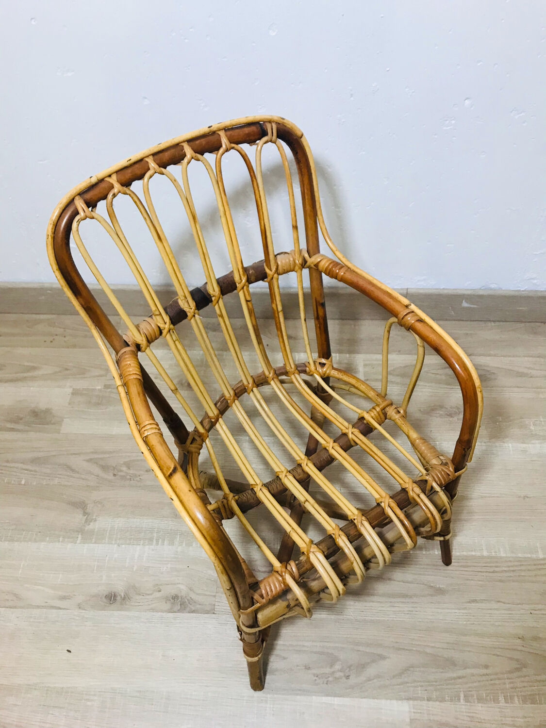 Fauteuil rotin pour enfants