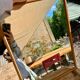 Miroir en bois vintage 80/90’s