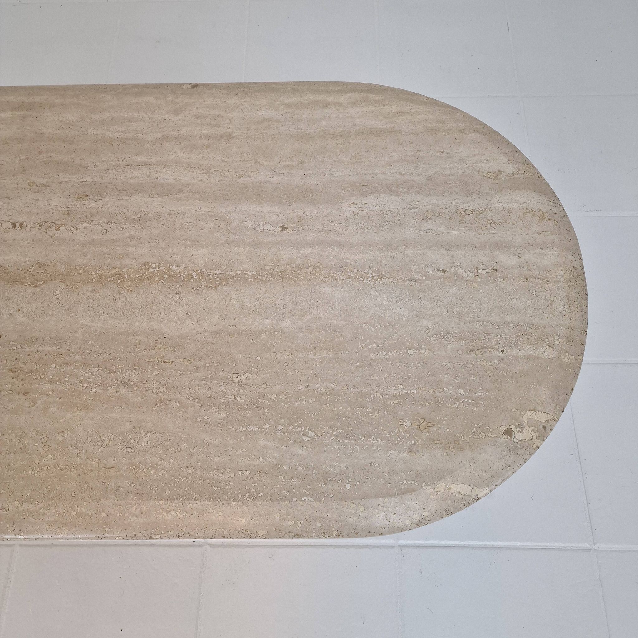 Travertine Coffee or Side Table, Italy 1980s