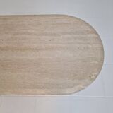 Travertine Coffee or Side Table, Italy 1980s