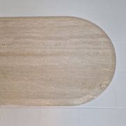 Travertine Coffee or Side Table, Italy 1980s