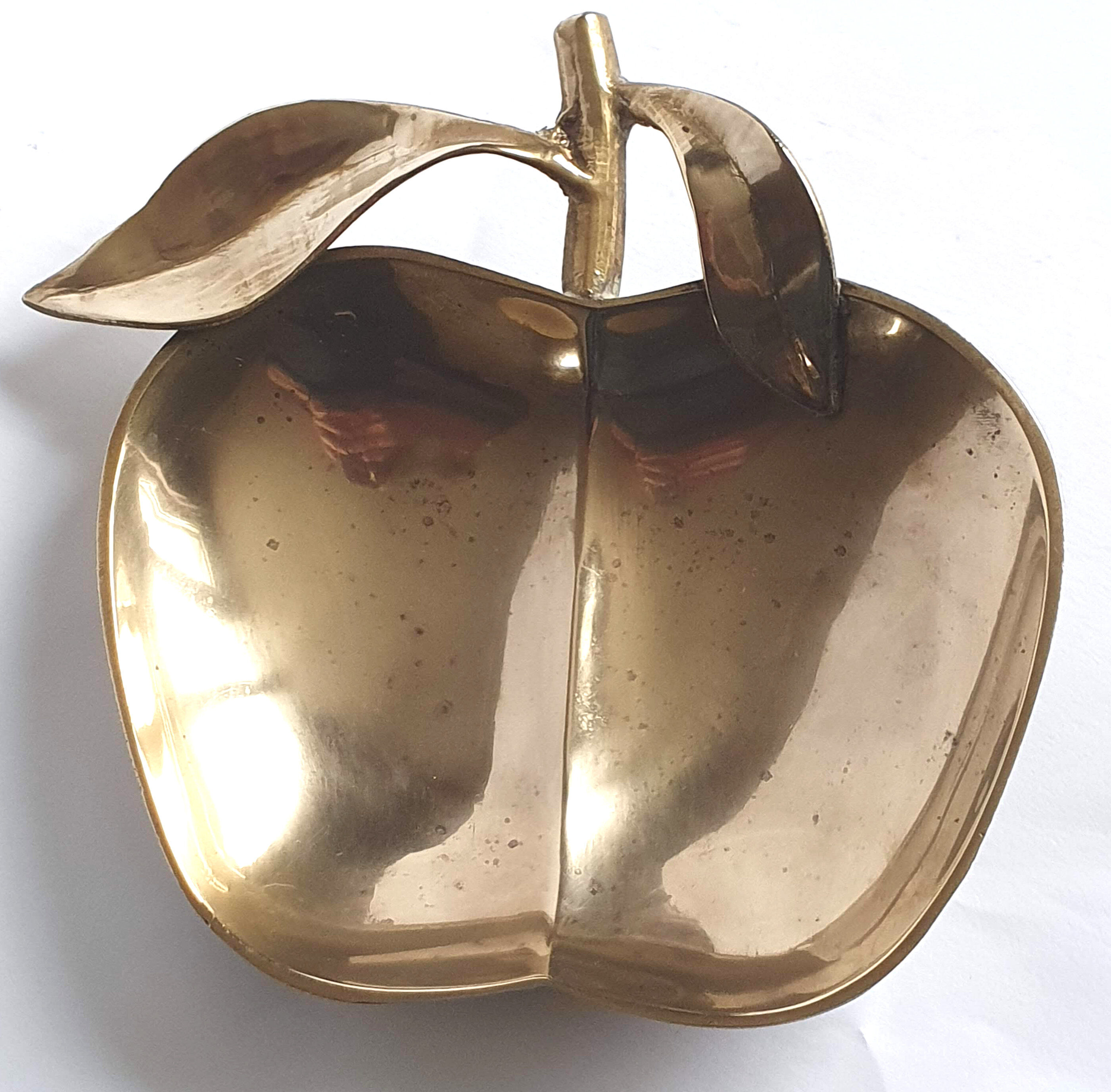 Brass apple pouch