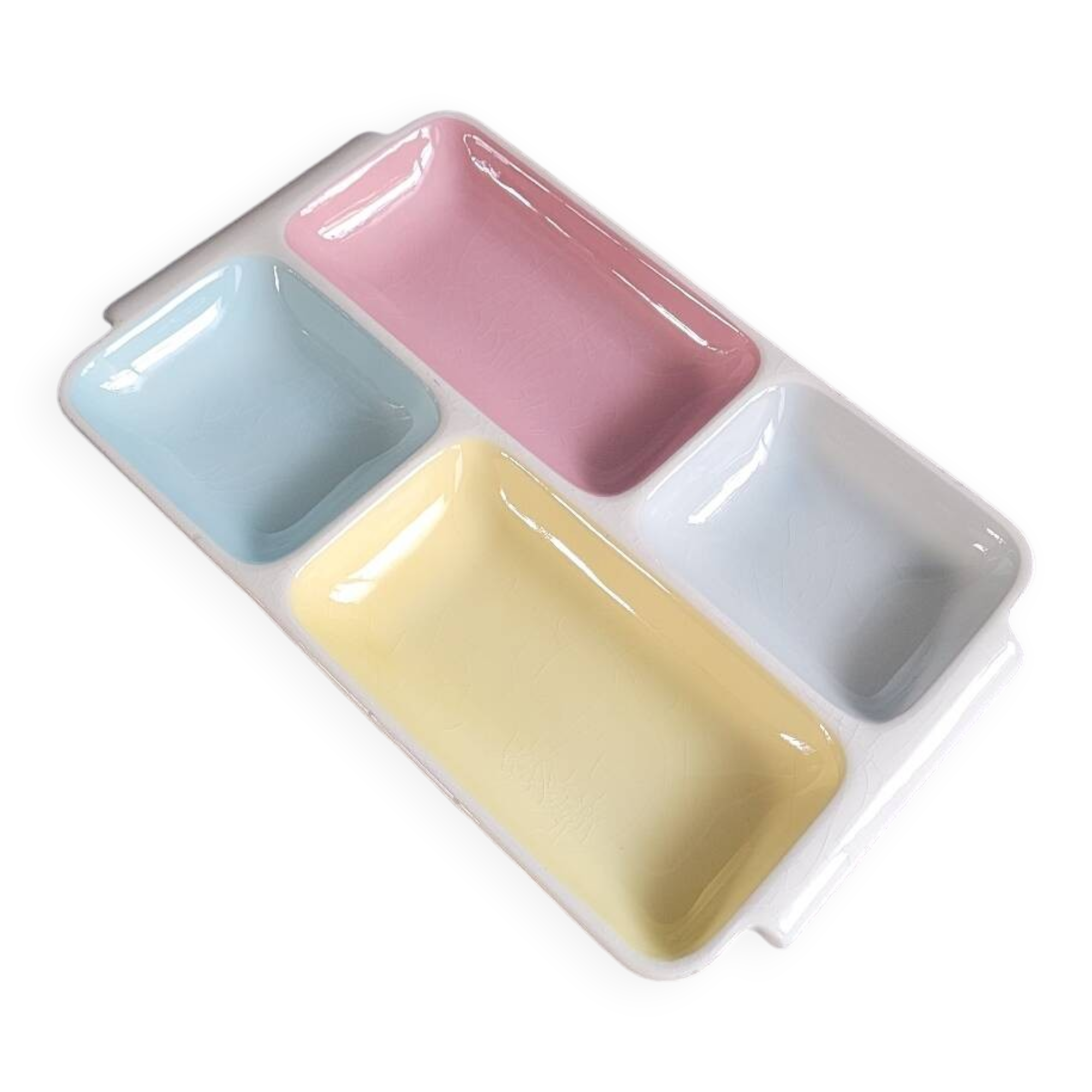 Vintage ceramic appetizer tray