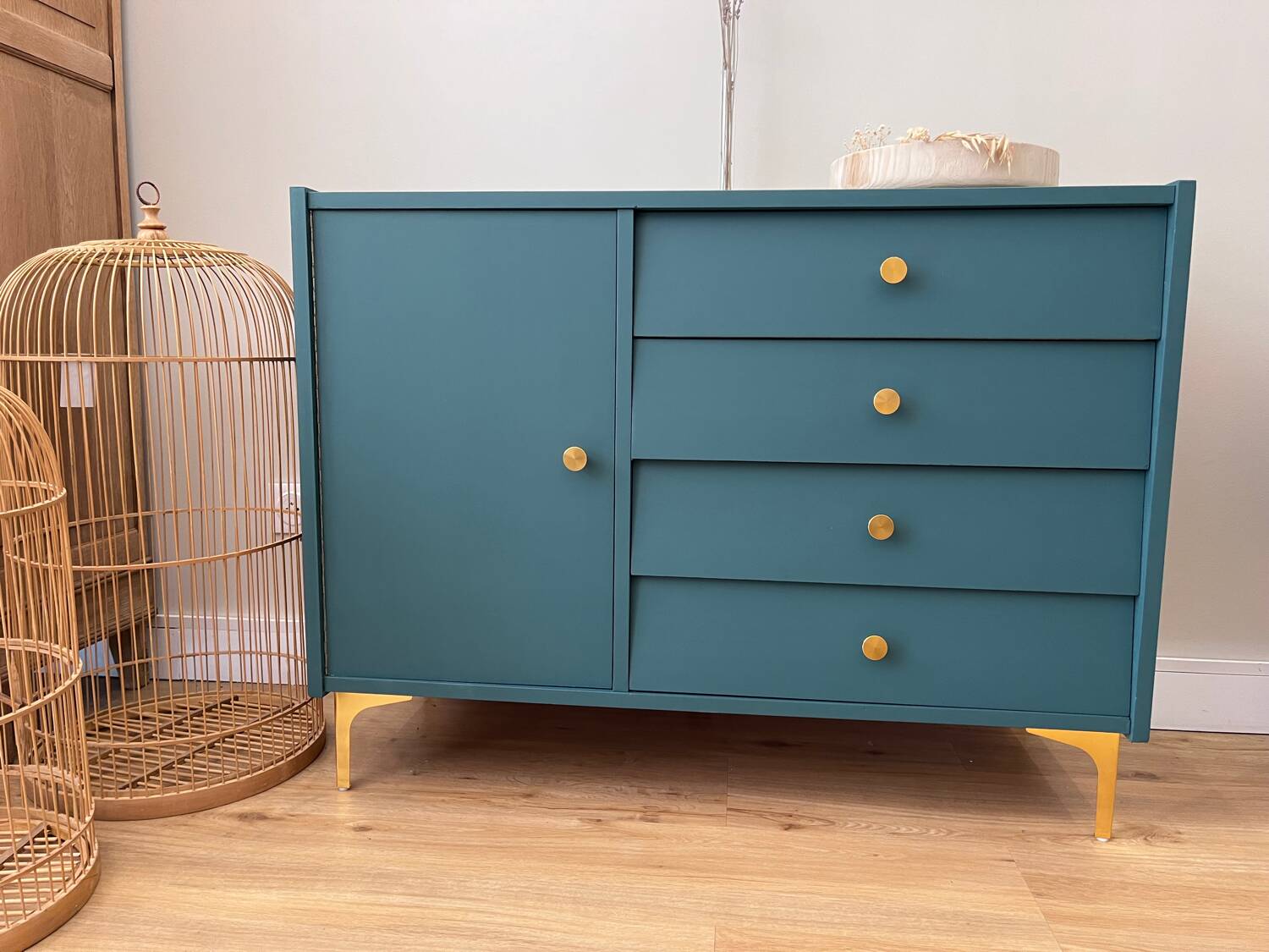 Green buffet from the 50s