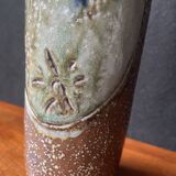 Large glazed stoneware bottle