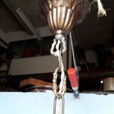 Hanging chandelier / bronze angel dore ep 1940/50