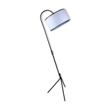 Lampadaire vintage métal noir 1950