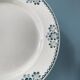 Ancient iron earth dish, opaque Gien porcelain, Harlem model