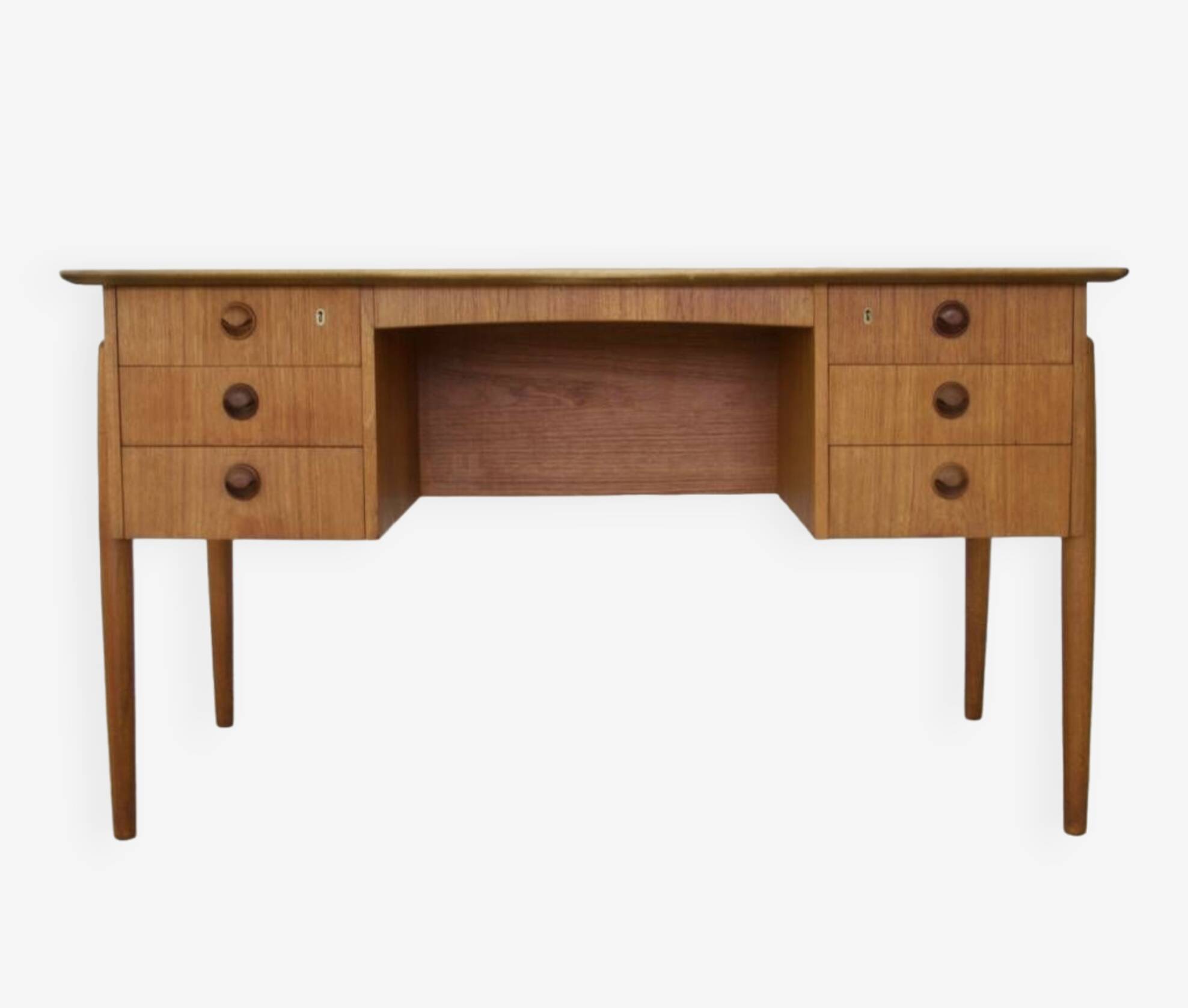 Vintage Danish Teak Executive Desk, 1964