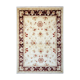 Traditional ceam wool ziegler rug handwoven floral carpet- 106x150cm