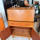 Vintage Jentique teak secretary desk