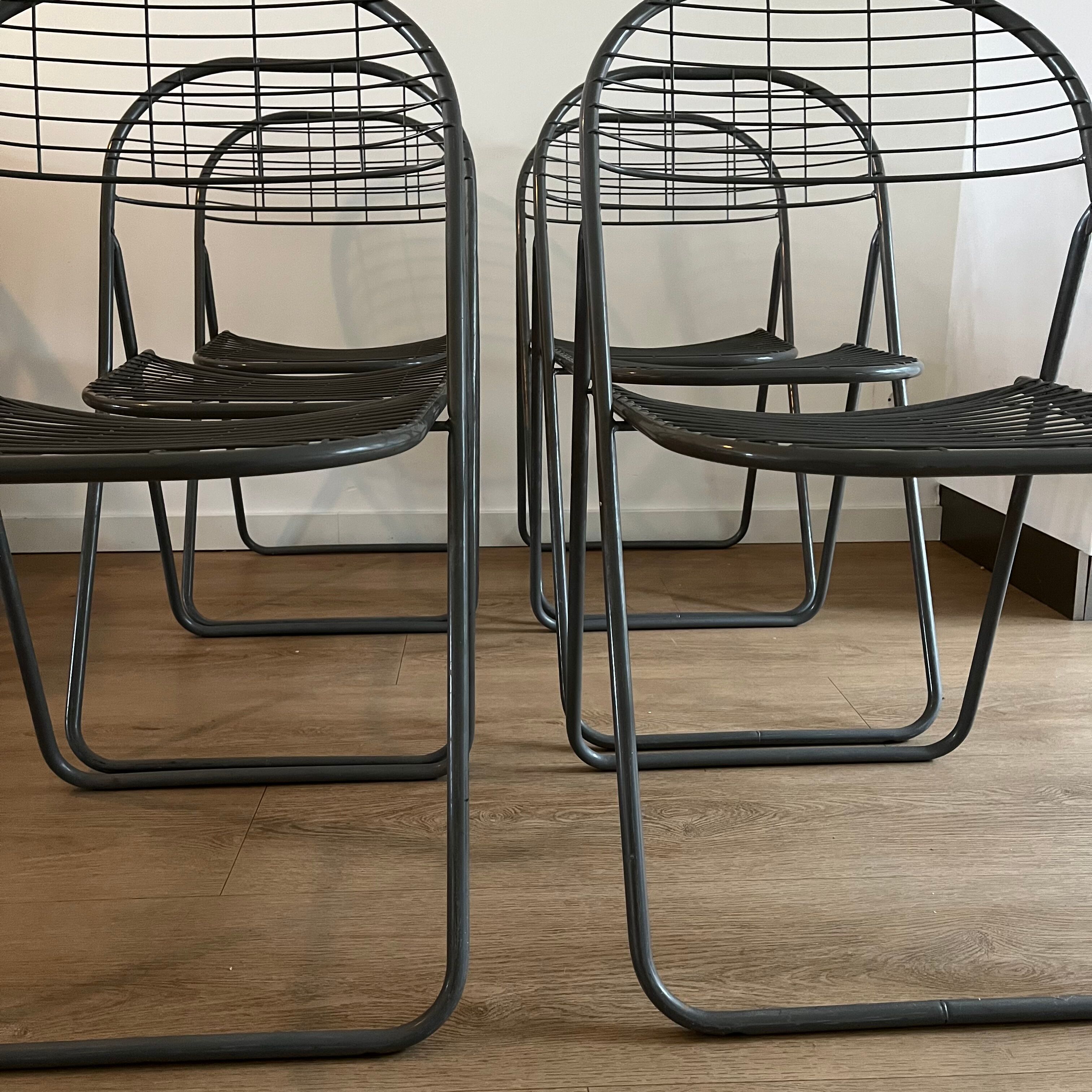 Lot de 6 chaises pliantes Kino by Niels Gammelgard