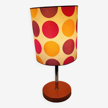 Orange polka dot lamp from the 70s