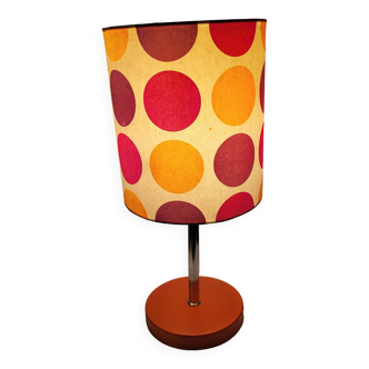 Orange polka dot lamp from the 70s
