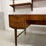 Bureau de direction vintage en palissandre danois