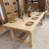 Large farmhouse table with 10 drawers