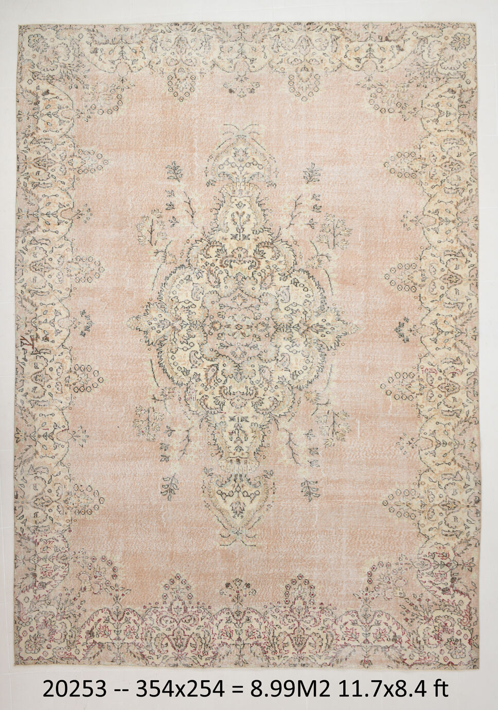 Oversized persian rug 254x354cm