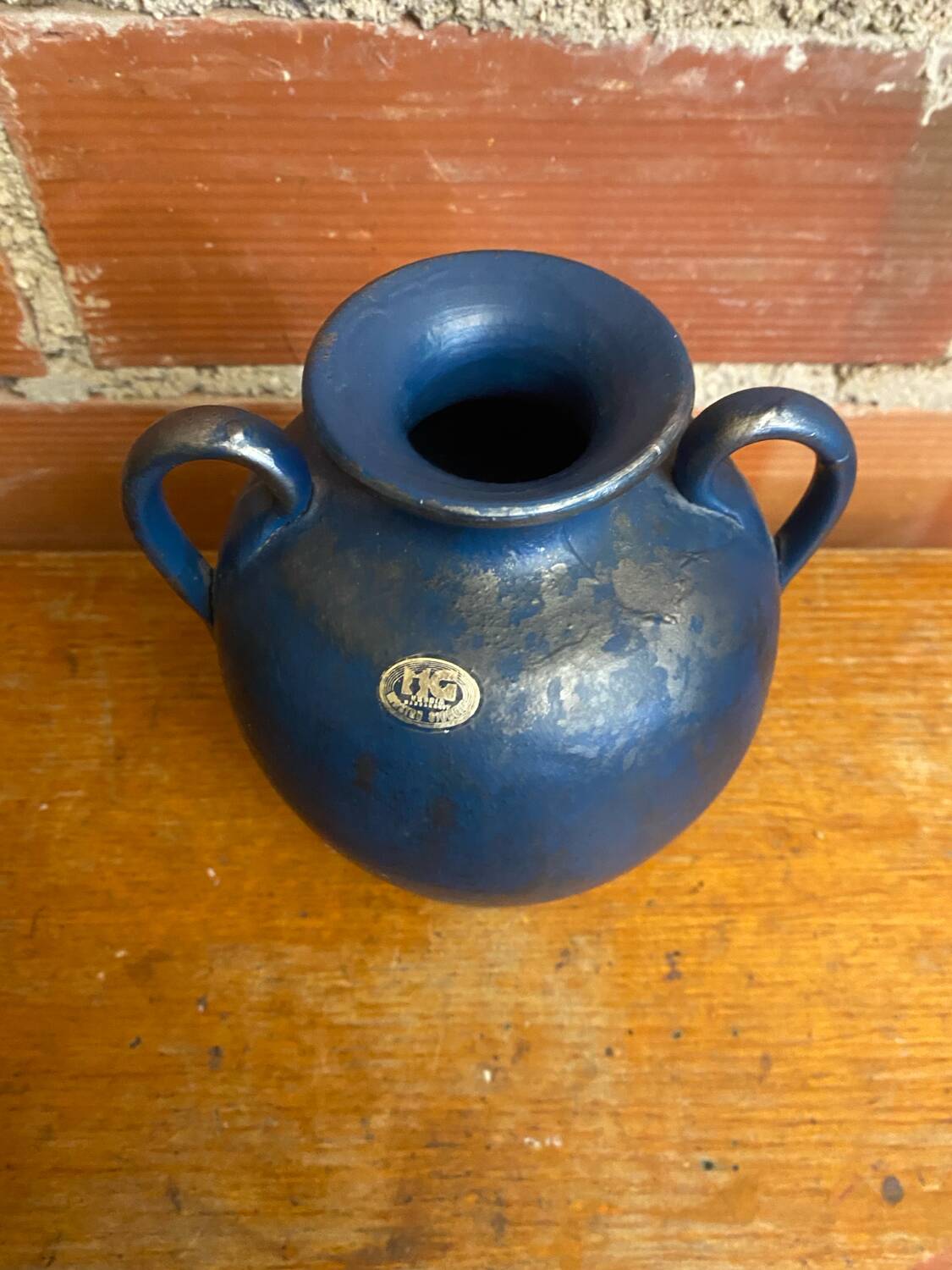 MG Studio Ceramic Vase by Mastro Giorgio Umbria 50’s Italy Vintage