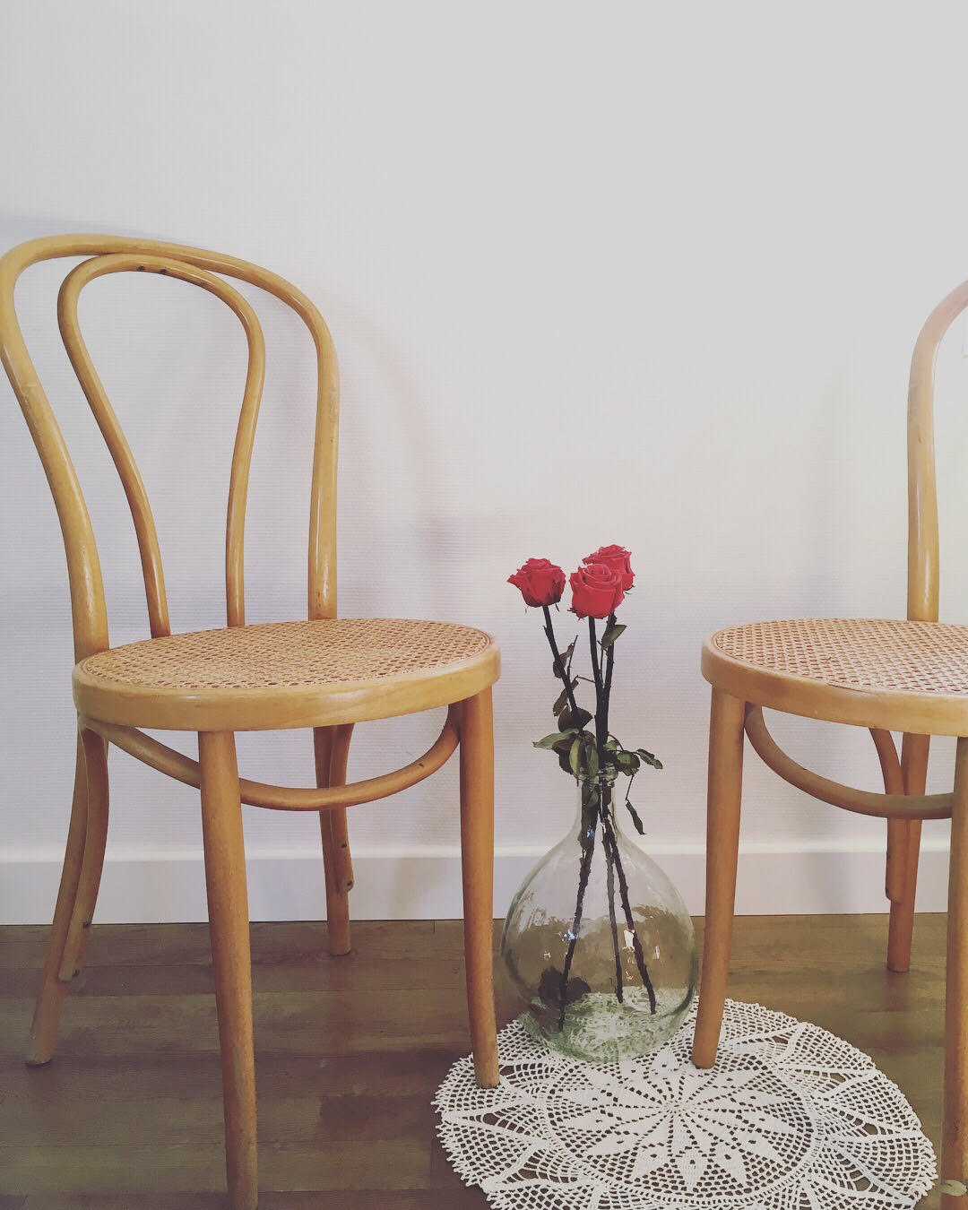 Pair of chairs bistro