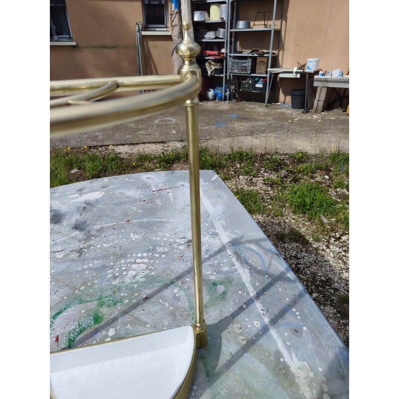 Umbrella stand 1900 brass, cast iron and steel