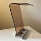 Roche Bobois designer umbrella stand in smoked plexiglass