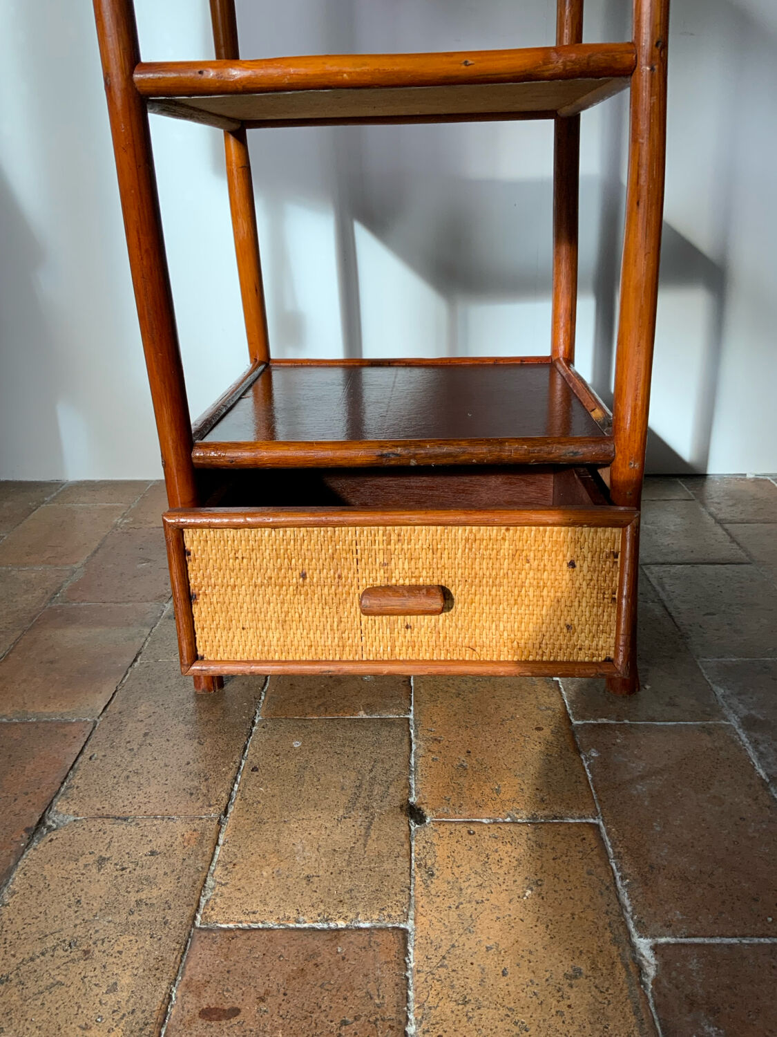 Vintage corner shelf