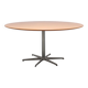 Large 'circular' oak dining table by Arne Jacobsen for Fritz Hansen, 1966